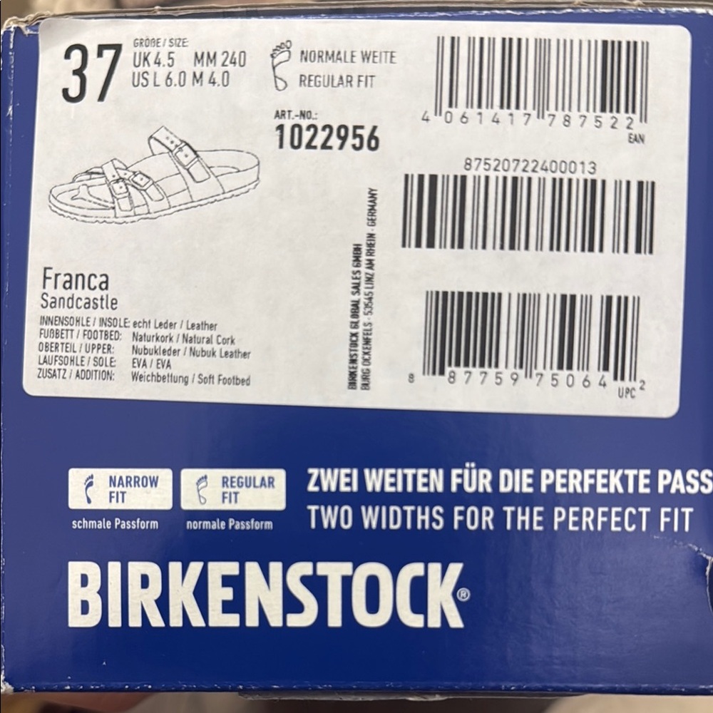 Birkenstock Franca Sandals in Sandcastle